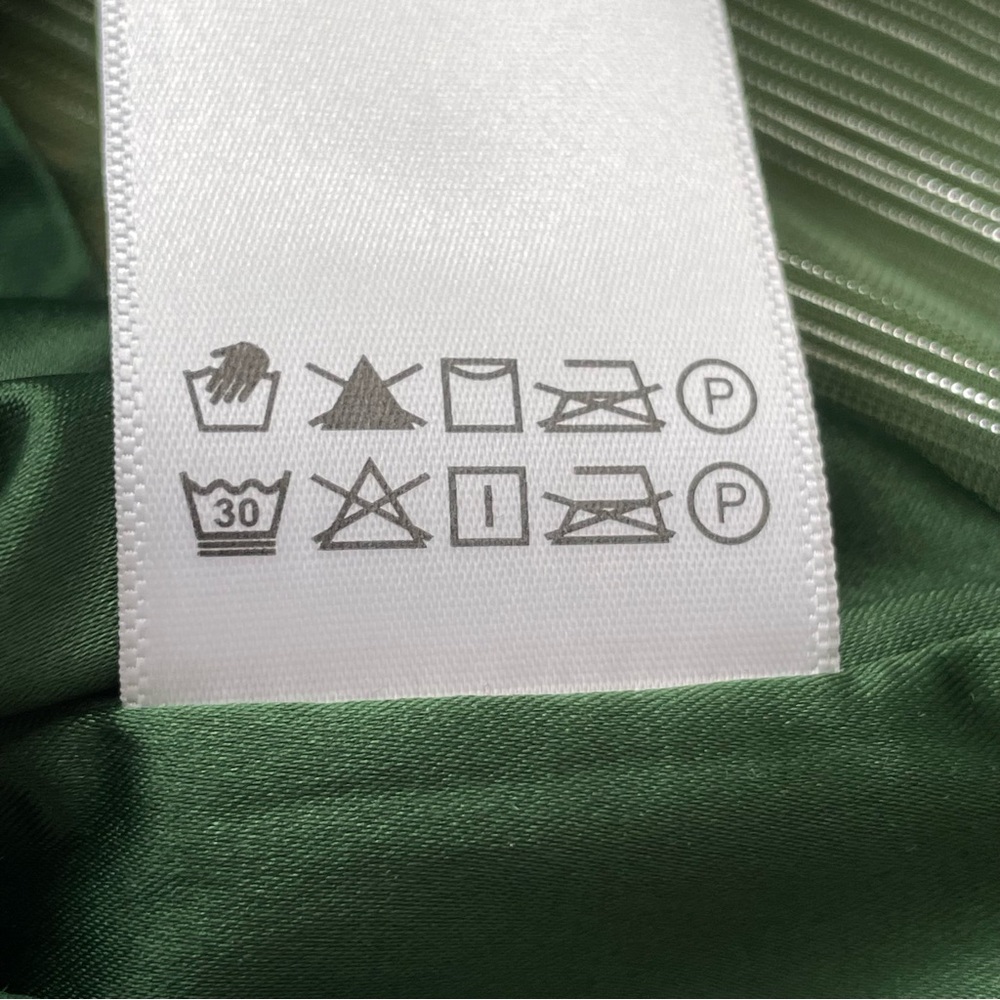 ModCloth Velvet Burn Out Skirt  XL Green Shimmer Striped Flowy - Picture 11 of 13